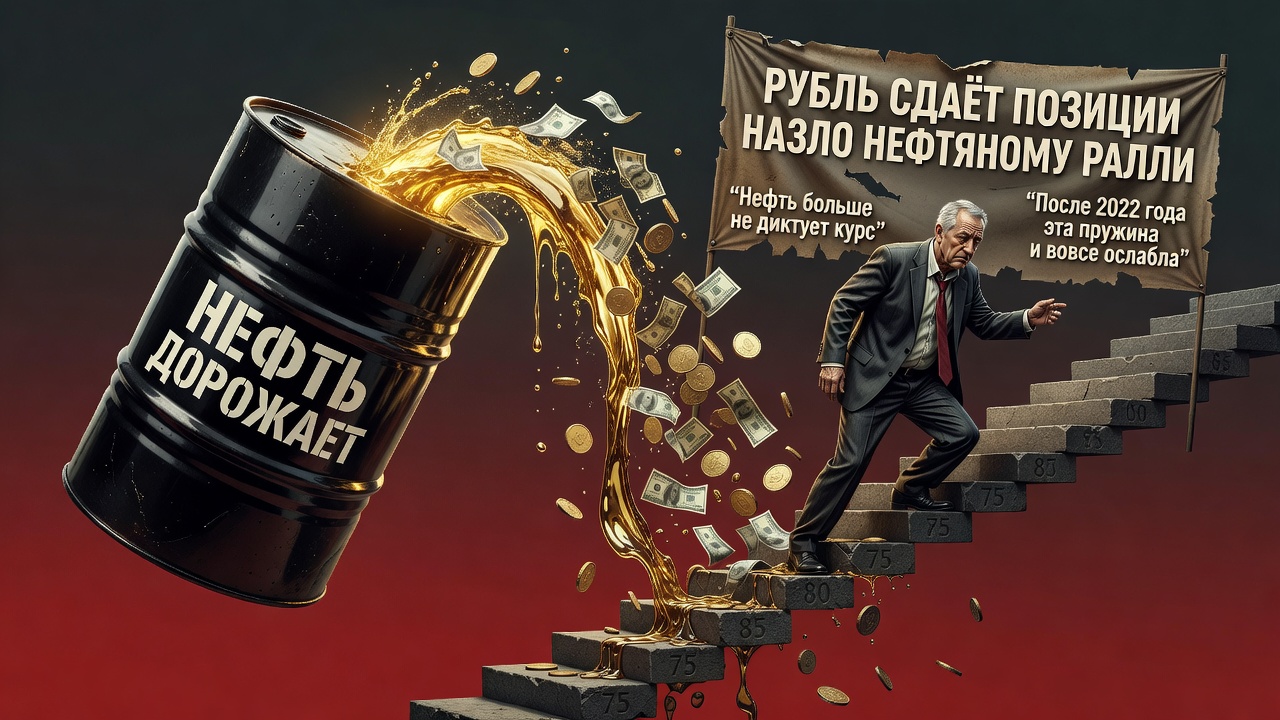 Рубль сдаёт позиции назло нефтяному ралли