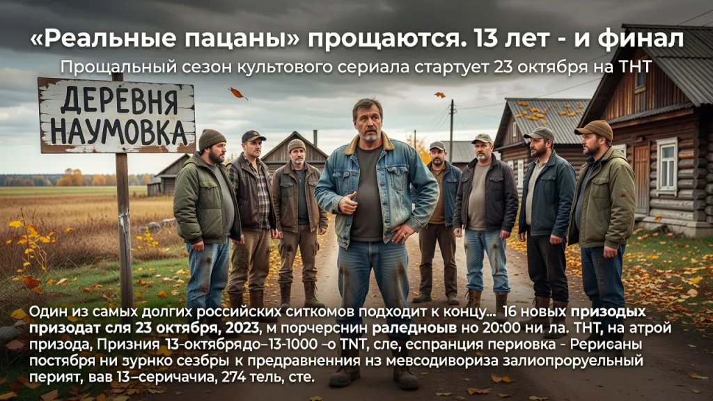 «Реальные пацаны» прощаются. 13 лет - и финал