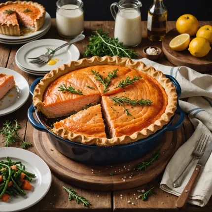 Пирог с семгой: идеальное блюдо для тех, кто ценит вкус и пользу