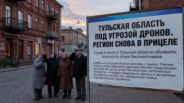 Тульская область под угрозой дронов. Регион снова в прицеле